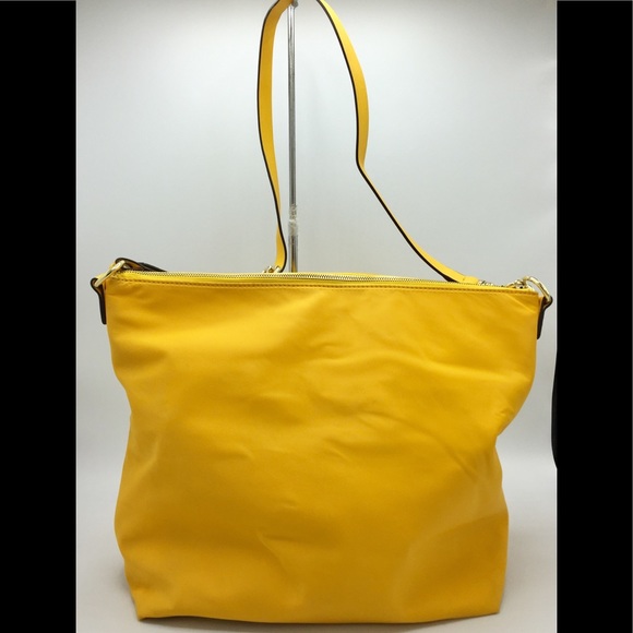 Henri Bendel Bag Yellow Gold Nylon Crossbody Bag - Picture 2 of 16